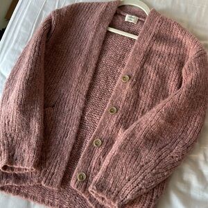 Wilfred alpaca wool cardigan